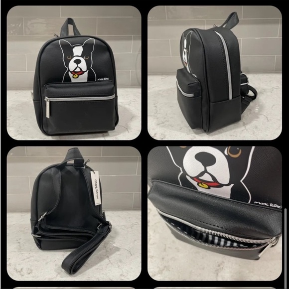 NWT Marc Tetro BOSTON TERRIER Mini Backpack - Picture 2 of 4